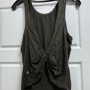 lululemon athletica Dark Olive Tank Top